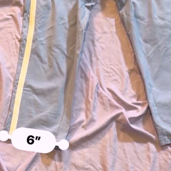 TWO Pairs of Urban Outfitters Jogger/Legging style Capris, Lt Bl & Blk, SMALL - Picture 11 of 13